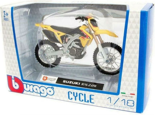 Suzuki RMZ 450 Motorcycle 1/18 Bburago