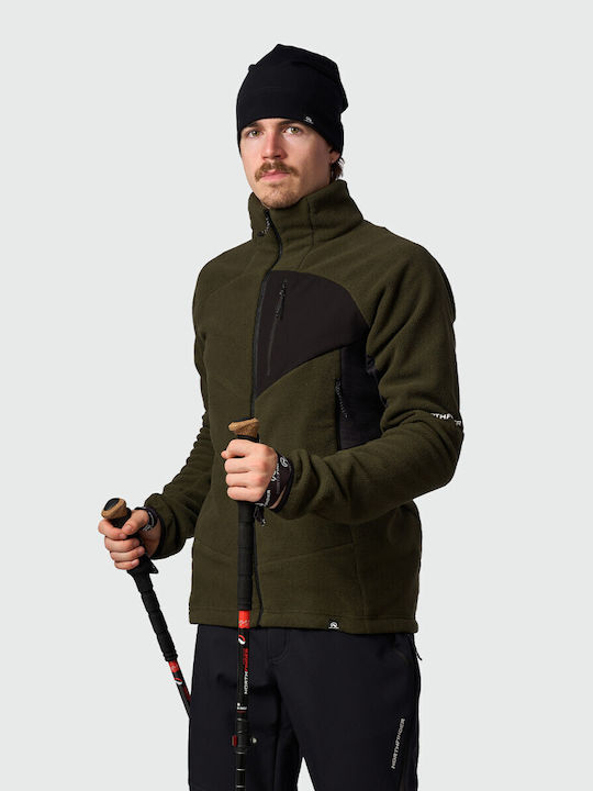 Northfinder Salva Men's Green Fleece Jacket