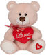 Fun World Valentine's Day Teddy Bear Plush Toy 30 cm