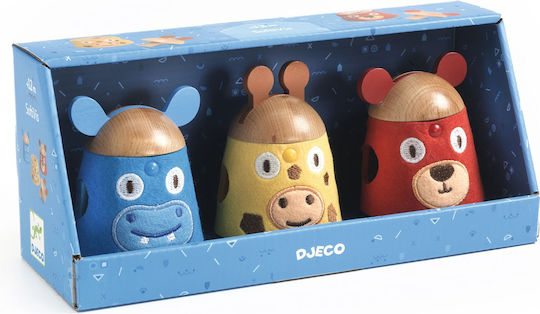 Djeco Дървена играчка „Завивам животинки“ за деца над 12 месеца