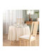 L-c Pauline Natural Tablecloth 180x180cm