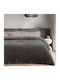 Das Home Κουβέρτα Fleece Υπέρδιπλη 220x240εκ. Dark Grey