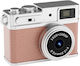 DMC-1203RO Παιδική Φωτογραφική Μηχανή 0.3MP Full HD (1080p) Ροζ