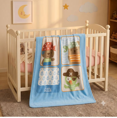 Serafino Nursery Swaddling Blanket 80x105cm