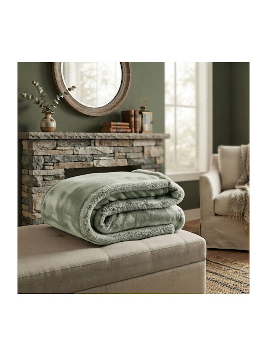 To megalo pazari Half-Double Sherpa Blanket 190...