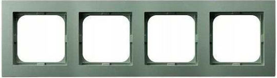 As Quadruple Frame Green Matte R-4g/84