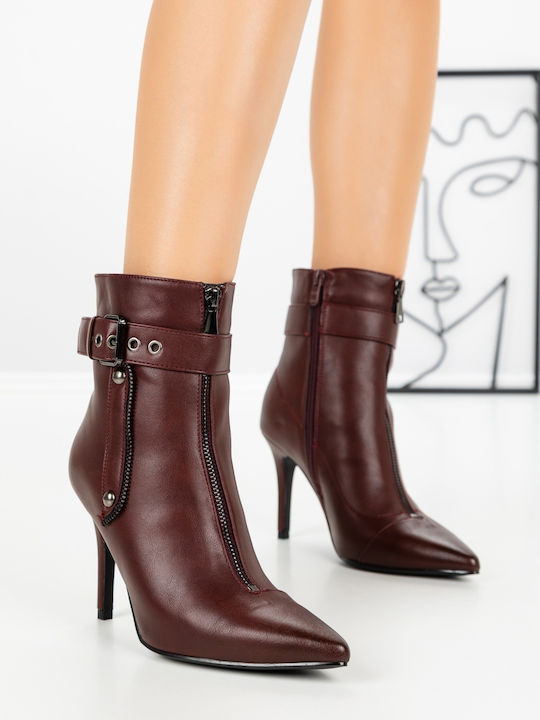 Kalapod Women's Ankle Boots with High Heel Burg...