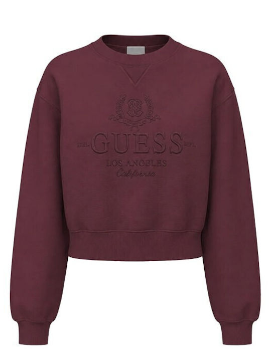 Guess Damen-Sweatshirt in Bordeaux