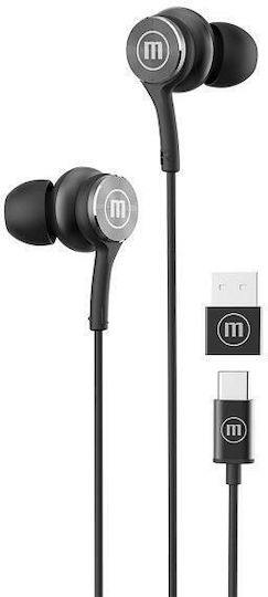 Maxell Xc1 USB Type-C Слушалки За Вътрешно Поставяне