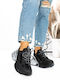 Γυναικεία Flatforms Sneakers Μαύρα