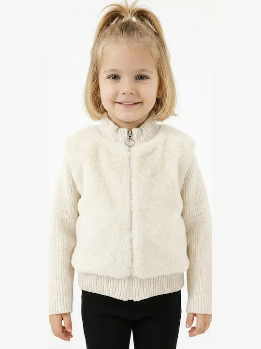 Joyce Kids Knitted Cardigan Off-White