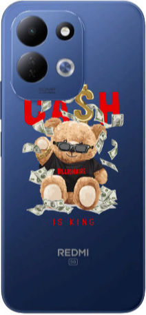 Xiaomi Redmi 17 5G Cash Is King Transparente Silikon-TPU-Hülle
