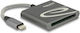 Cititor de carduri Delock USB Type-C pentru carduri de memorie CFast 2.0