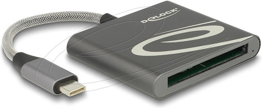Cititor de carduri Delock USB Type-C pentru carduri de memorie CFast 2.0