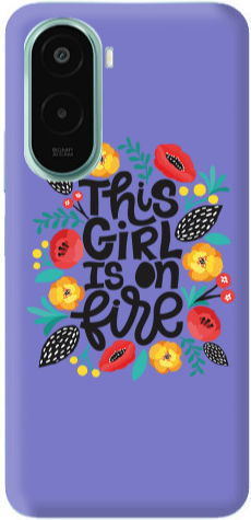 Xiaomi Poco M7 This Girl Lila Silikon-TPU-Handyhülle