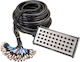 Soundsation XLR-Kabel mit XLR-Stecker – Schwarz 30 m SGBX20 3208