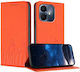 Tulips Кожен Калъф Orange Tcl K70 4G K70 Power 4G