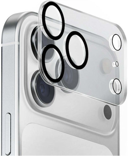 Uniq Uniq Optix Clearshield Frameguard Протектор за обектив на камера за Apple iPhone 18 Pro с кристално прозрачен апликатор