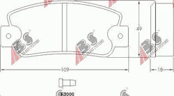 Спирачни накладки Fiat Uno Ritmo Regata със сензор 20775.18.0 Спирачни накладки Fiat Uno Ritmo Regata със сензор 20775.18.0