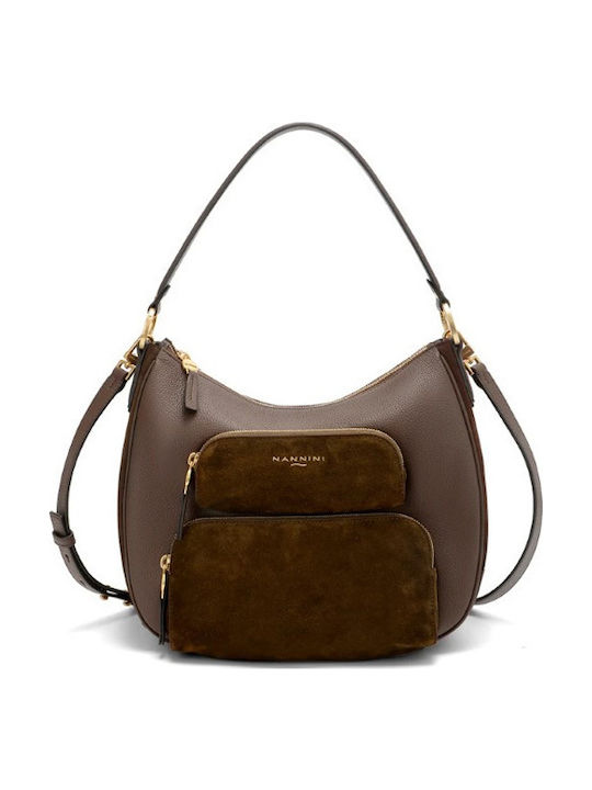 Brown Leather Women's Hobo Bag