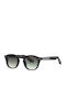 Solaire Men's Sunglasses Black / Green Gradient