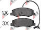 Brake Clocks Opel Movano 10 Rear Sensor 4421289