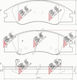Brake Pads Kia Cerato 04 Sensor 581012fa20