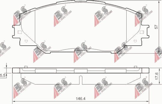 Plăcuțe de Frână Toyota RAV 4 06 0446542140