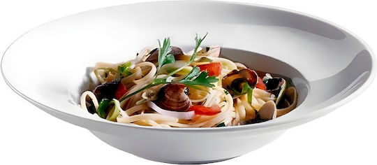 Yuk Farfurie pentru Paste din Porțelan Alb cu Diametrul de 27.5 cm