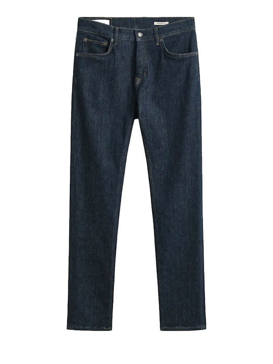 Ανδρικό Παντελόνι Τζιν Ελαστικό Extra Slim Fit Σκουρο Μπλε