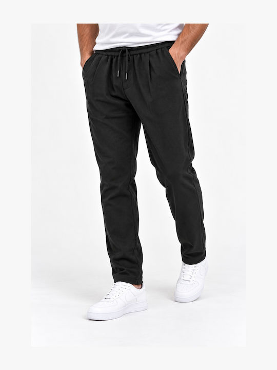 Men's Regular Fit Trousers Black