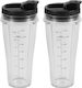 Set 2 Ninja-compatible Plastic Containers Cb100 Cb350 Bn495 Bn750 Bn800