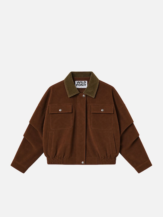 Wild Pony Suede Jacket Brown