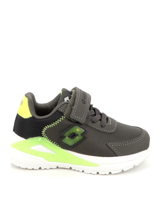 Kids Sneakers with Green Lights