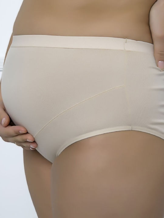 Damen-Umstandsunterhose Moonlight Beige 30880m-beige