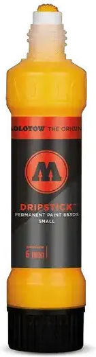 Molotow Dripstick 863ds Permanent Paint Marker 30ml 6 Mm 005 Signal Black 860005