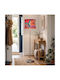 Oxygen Floor Lamp with E27 Bulb Holder Red