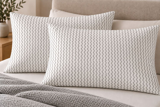 Decotelia Christina Kissenbezug-Set mit Umschlag Weiß 50 x 70 cm