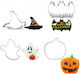 Keksausstecher Set Halloween 55–85 mm X4 1 Stück