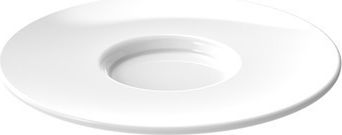 Plastic Saucer for 10.5cm 80cc Cup San White Goldplast 6732-11