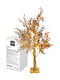 Illuminated Christmas Decorative Tree 60cm Battery-Powered Gold