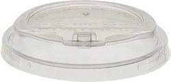 PP-Deckel mit Flip-Verschluss, Sicherheitsöffnung, Transparent, 90 mm, 100 Stück Intertan Q0090cspp PP-Deckel mit Flip-Verschluss, Sicherheitsöffnung, Transparent, 90 mm, 100 Stück Intertan Q0090cspp