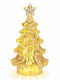 Illuminated Christmas Decorative Tree 10cm Transparent