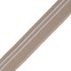 Rib Knit Brown Gr Off-White 3*70cm