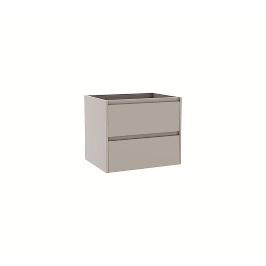 Karag Dyma 60 Πάγκος με Νιπτήρα Μ80.5xΒ47.5xΥ50cm White Ash