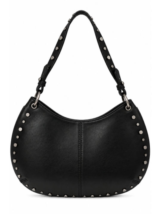 Damen-Hobo-Tasche Schwarz WF-PH6120-27SB-SCHWARZ