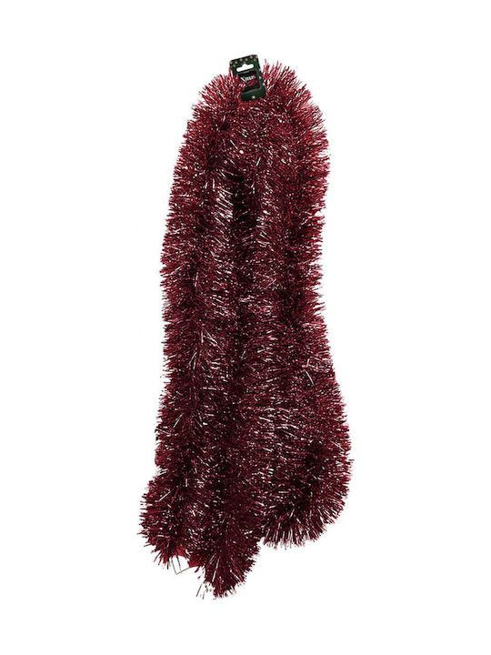 XMASfest Plastic Christmas Garland Burgundy 200...