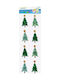 Craft with Fun Christmas Stickers with Tree Design 8 pcs