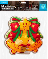 Modee Lighting Autocolante de Crăciun pentru Fereastră cu Model de Stea și Clopoțel 19x19.5x19.5cm Modee Lighting Autocolante de Crăciun pentru Fereastră cu Model de Stea și Clopoțel 19x19.5x19.5cm
