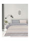 Kocoon Talon Σετ Σεντόνια Μονά 160x270εκ. Beige-gray (3τμχ)